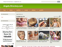 Tablet Screenshot of angelsdirectory.com